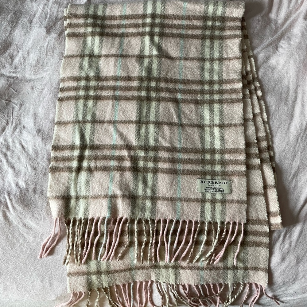 Authentic Burberry cashmere scarf